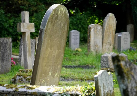 Photo by Mike Bird: https://www.pexels.com/photo/close-up-photography-of-concrete-tombstones-116909/
